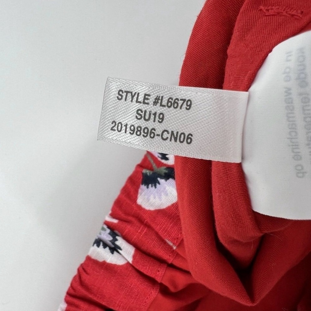 J Crew Poppy Red Women's Skirt Size Small - Picture 5 of 5